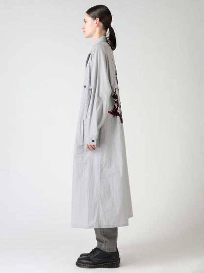 "I WANT TO SEE" OPEN COLLAR DRESS