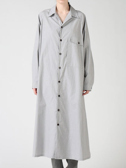 "I WANT TO SEE" OPEN COLLAR DRESS