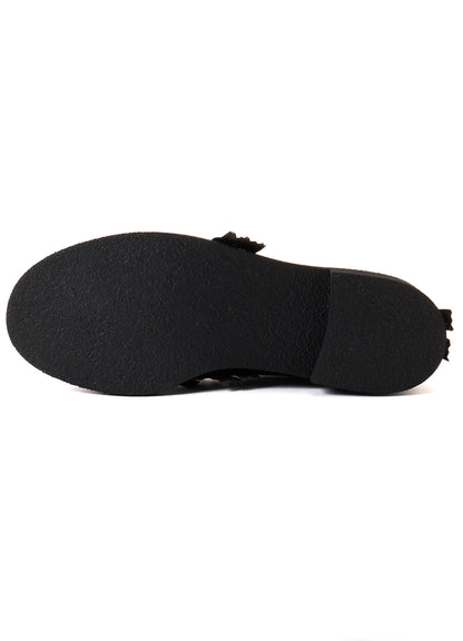 VINTAGE LEATHER ZIP LOAFERS