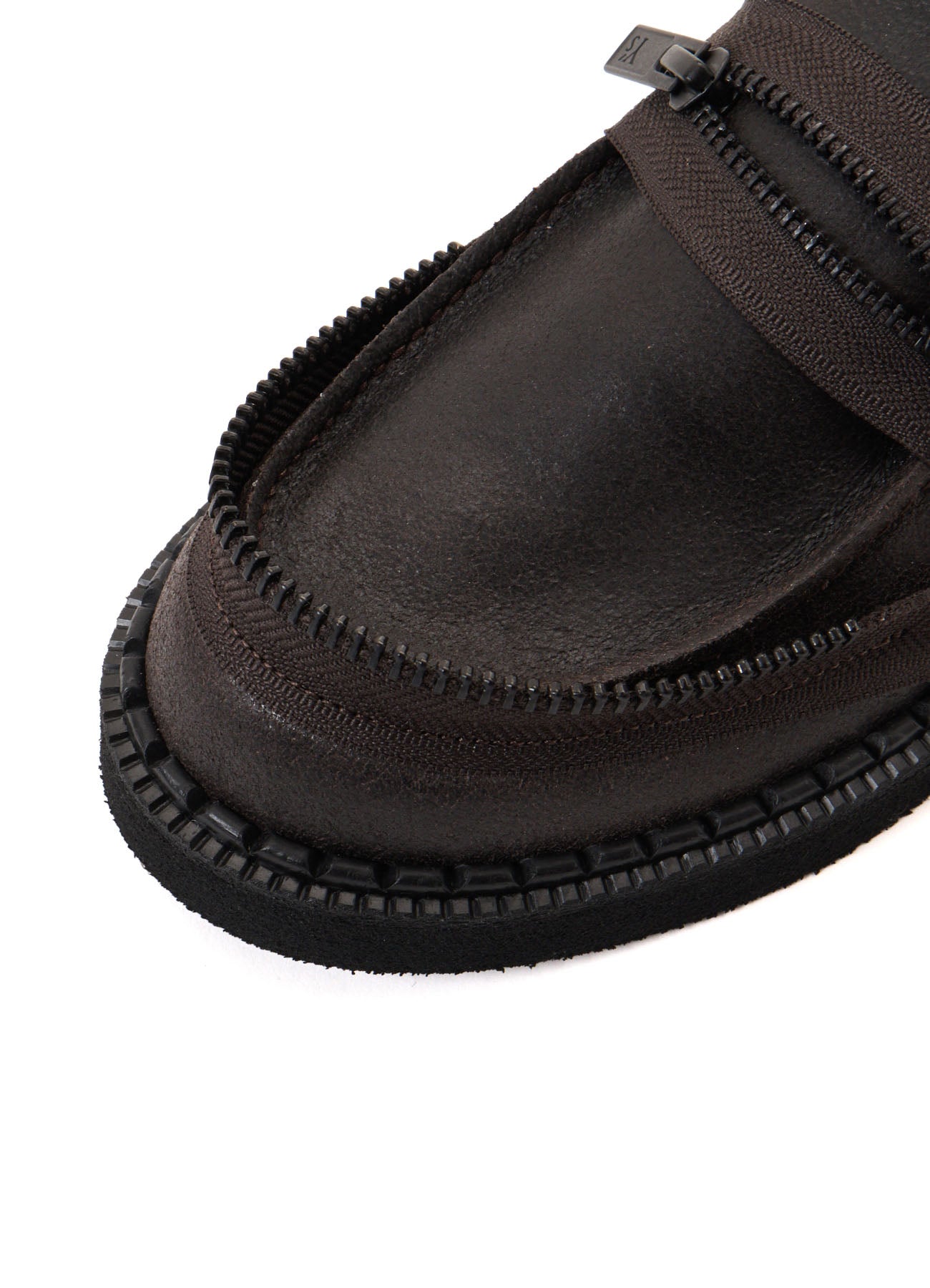 VINTAGE LEATHER ZIP LOAFERS