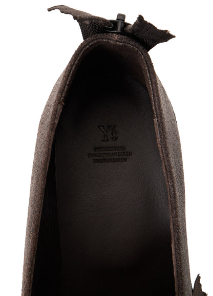 VINTAGE LEATHER ZIP LOAFERS