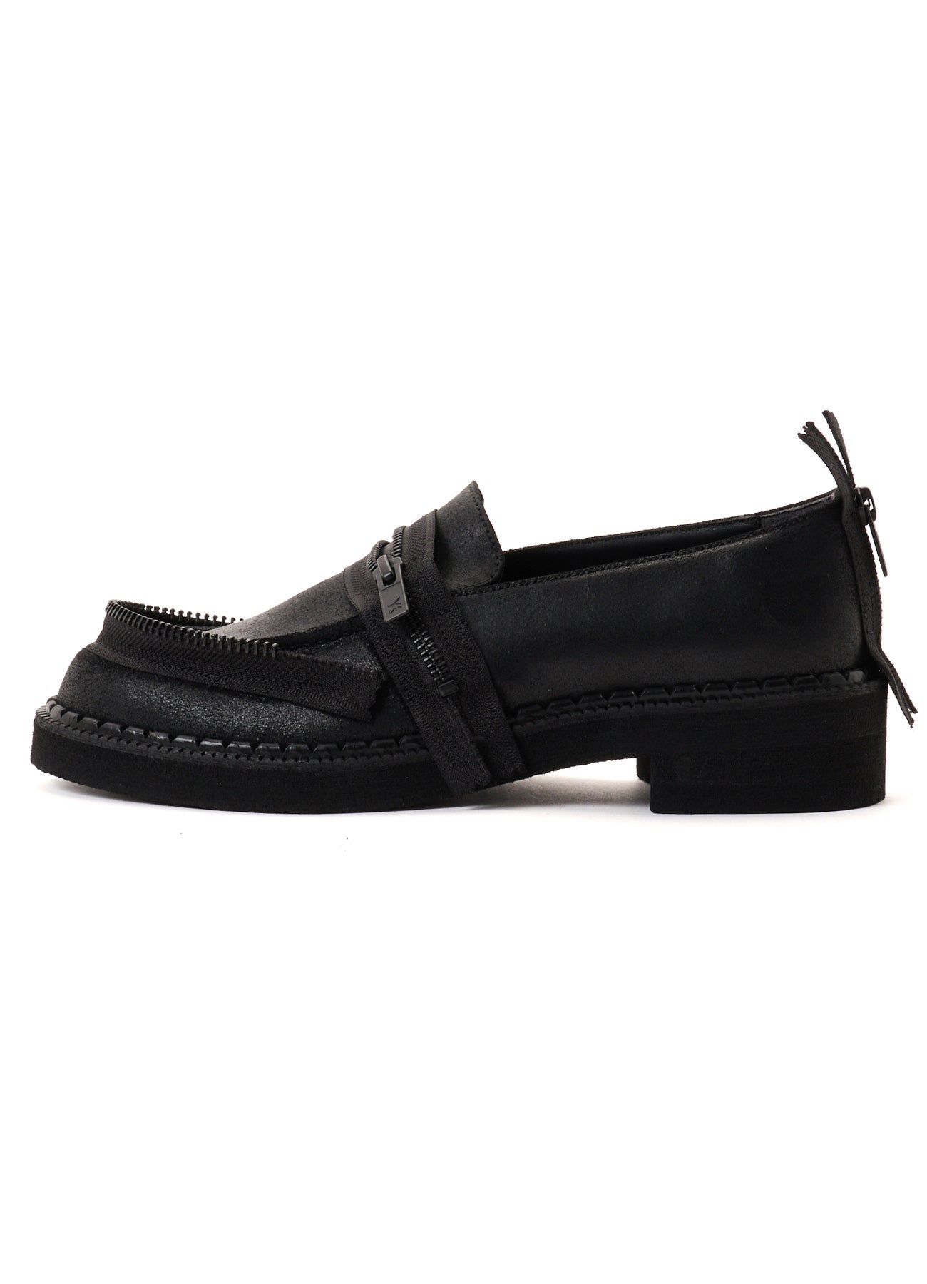 VINTAGE LEATHER ZIP LOAFERS – THE SHOP YOHJI YAMAMOTO