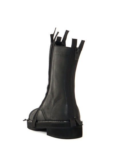 VINTAGE LEATHER ZIP BOOTS