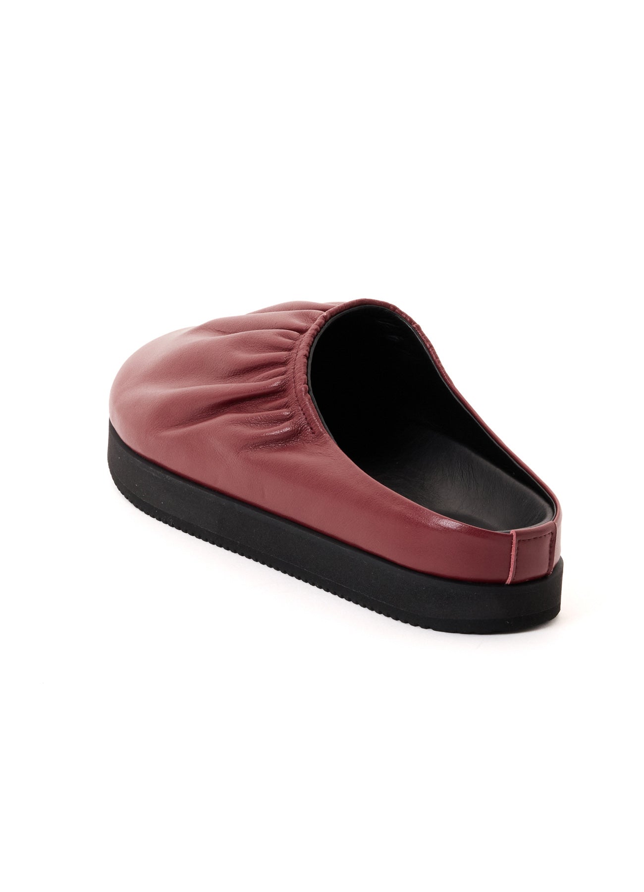 COW LEATHER GATHERED SANDAL – THE SHOP YOHJI YAMAMOTO