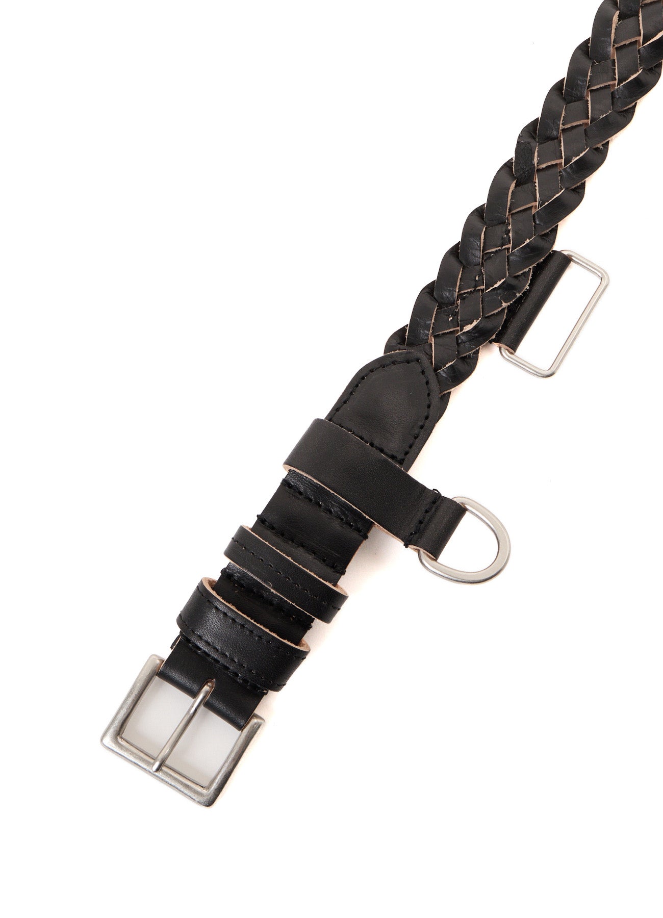 SEMI GLOSS LEATHER BRAIDED BELT – THE SHOP YOHJI YAMAMOTO