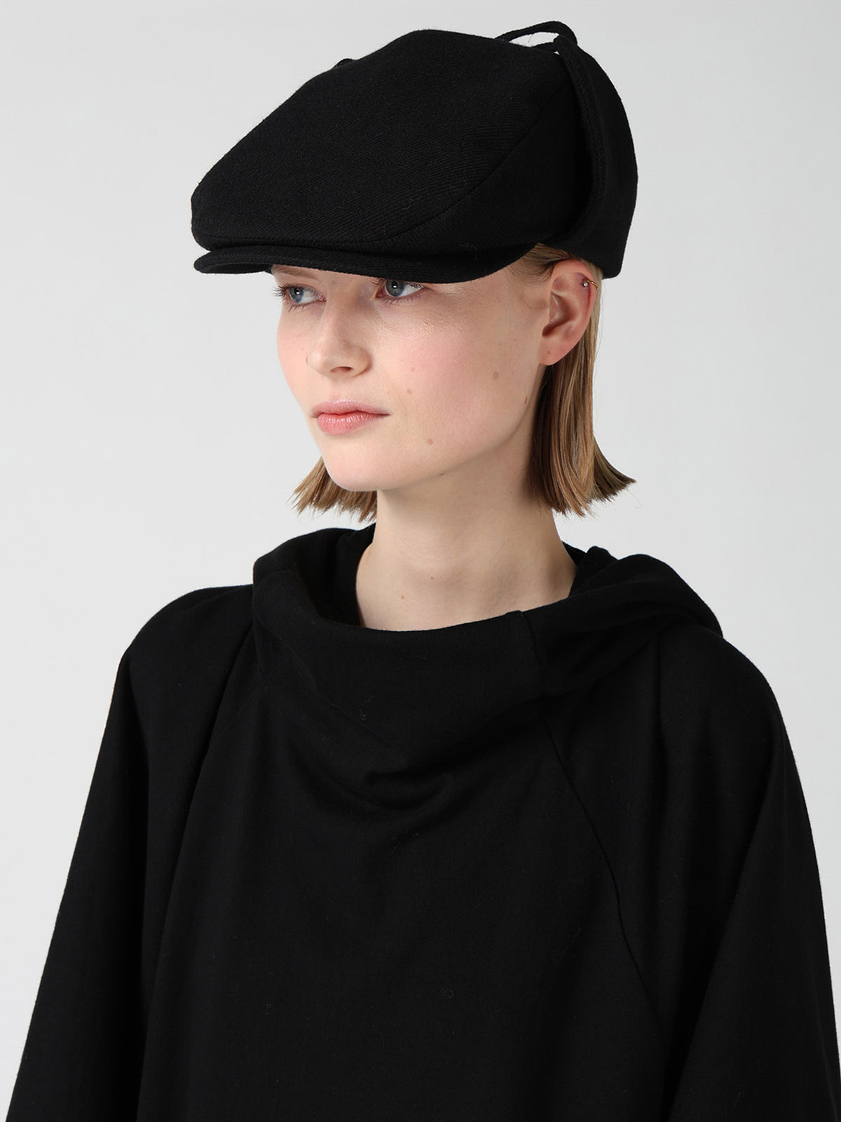 KERSEY FLAP CAP WITH EAR MUFFS