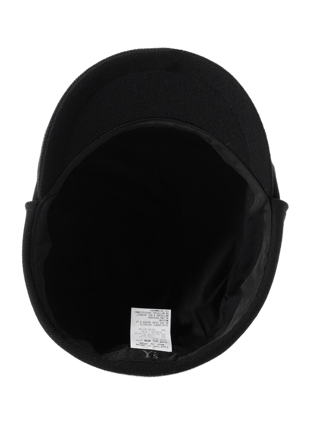 KERSEY FLAP CAP WITH EAR MUFFS – THE SHOP YOHJI YAMAMOTO