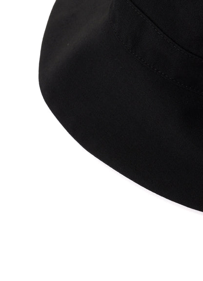 HARD TWISTED WOOL GABARDINE HAT WITH ZIP