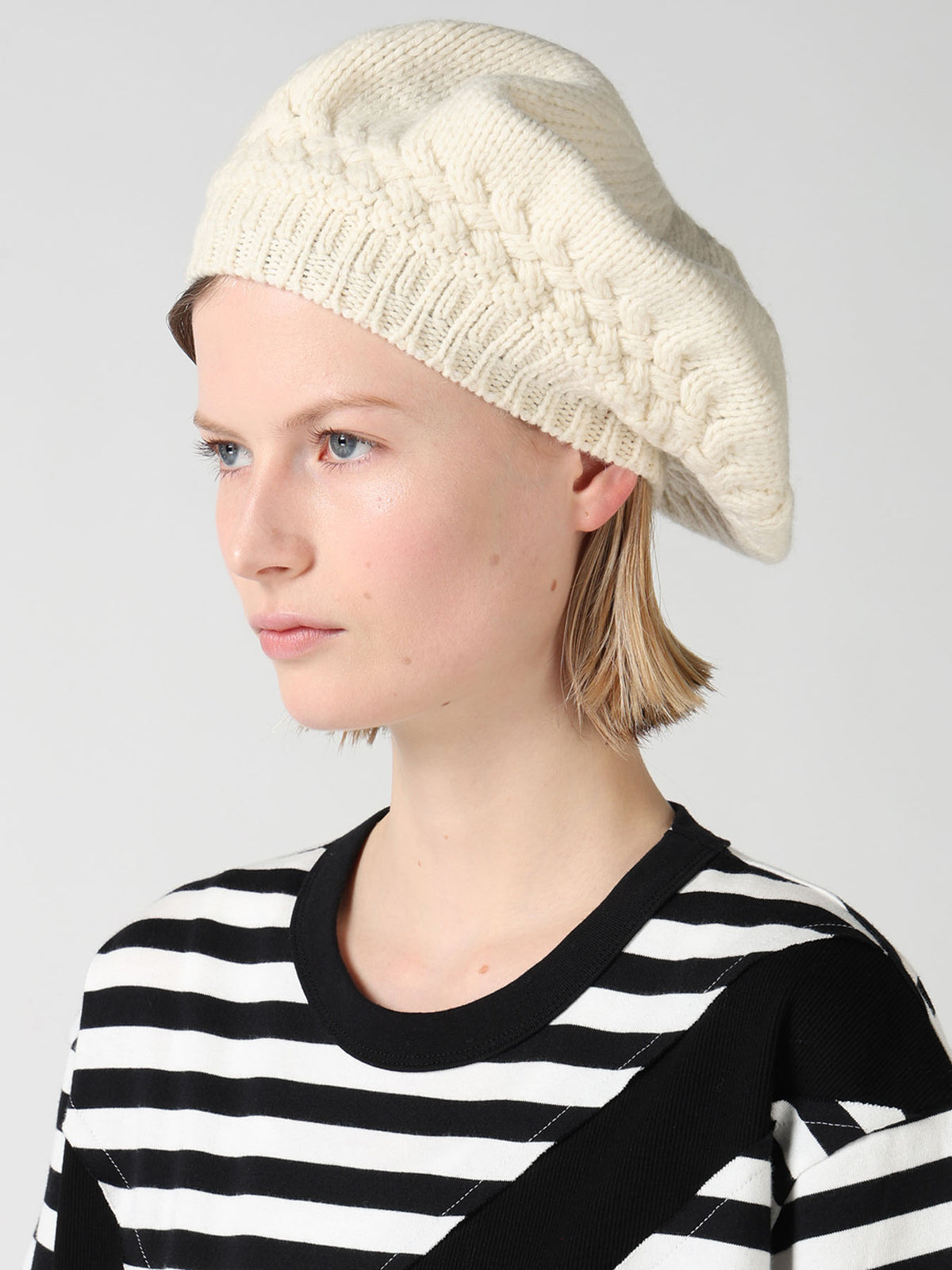 LAMB WOOL KNIT BERET