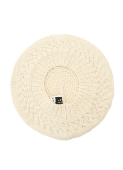 LAMB WOOL KNIT BERET