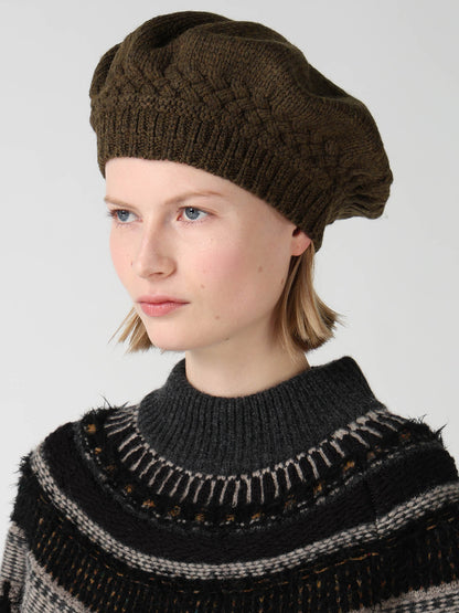 LAMB WOOL KNIT BERET