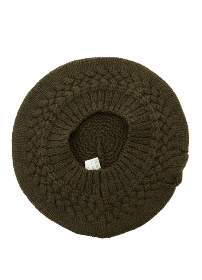 LAMB WOOL KNIT BERET