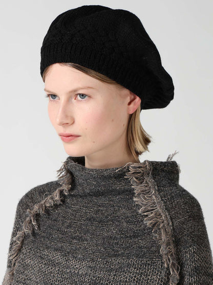 LAMB WOOL KNIT BERET
