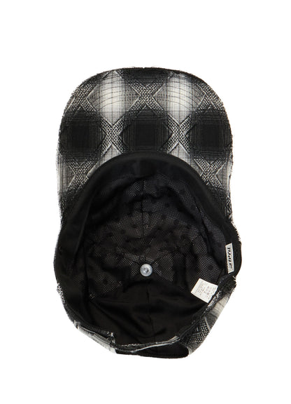 PLAID JACQUARD HEAT-SHIELDING CAPE CAP