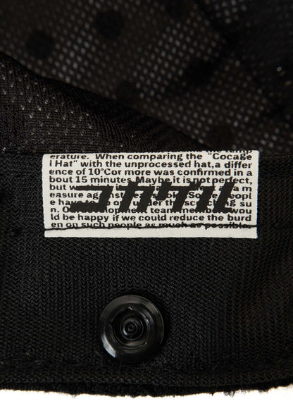 PLAID JACQUARD HEAT-SHIELDING CAPE CAP