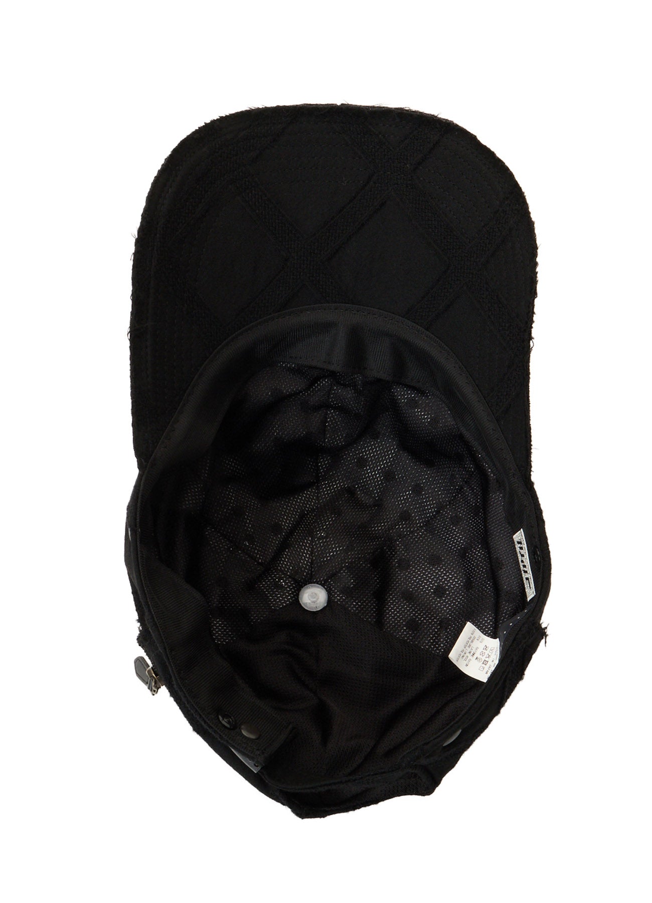 PLAID JACQUARD HEAT-SHIELDING CAPE CAP