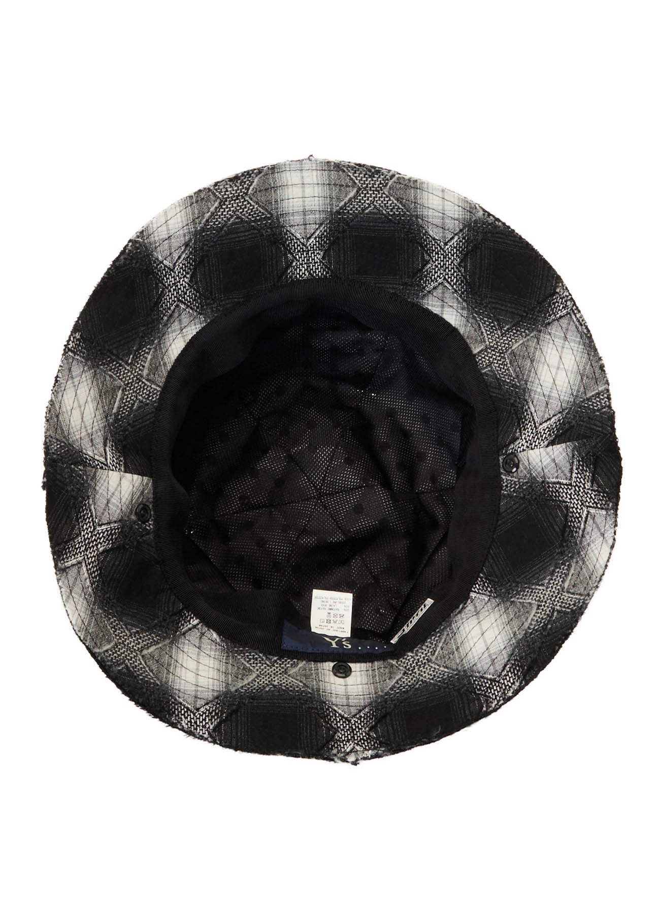 PLAID JACQUARD HEAT-SHIELDING CAPE HAT