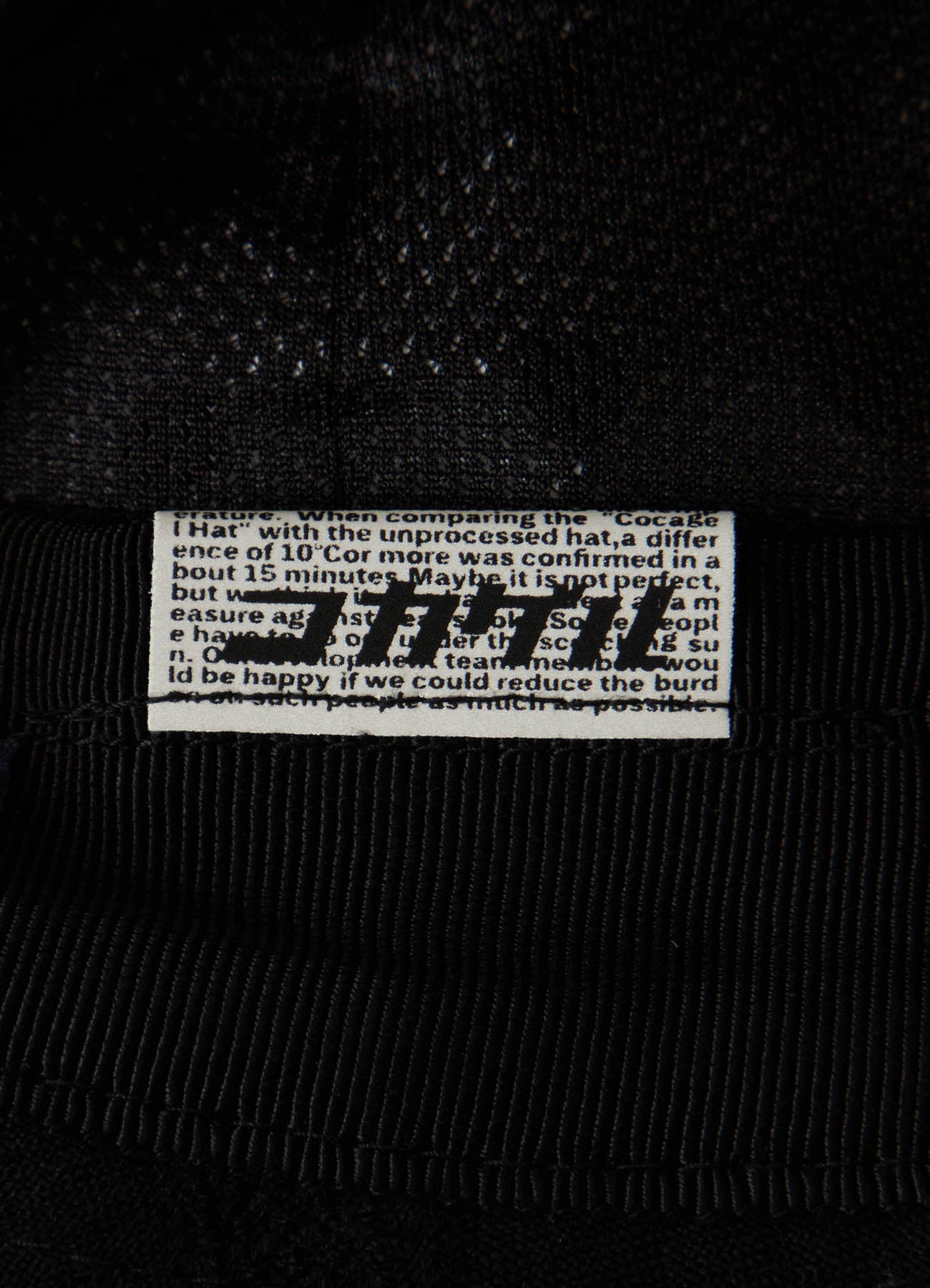 PLAID JACQUARD HEAT-SHIELDING CAPE HAT