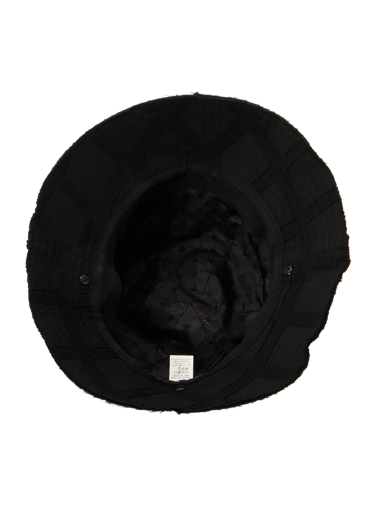PLAID JACQUARD HEAT-SHIELDING CAPE HAT