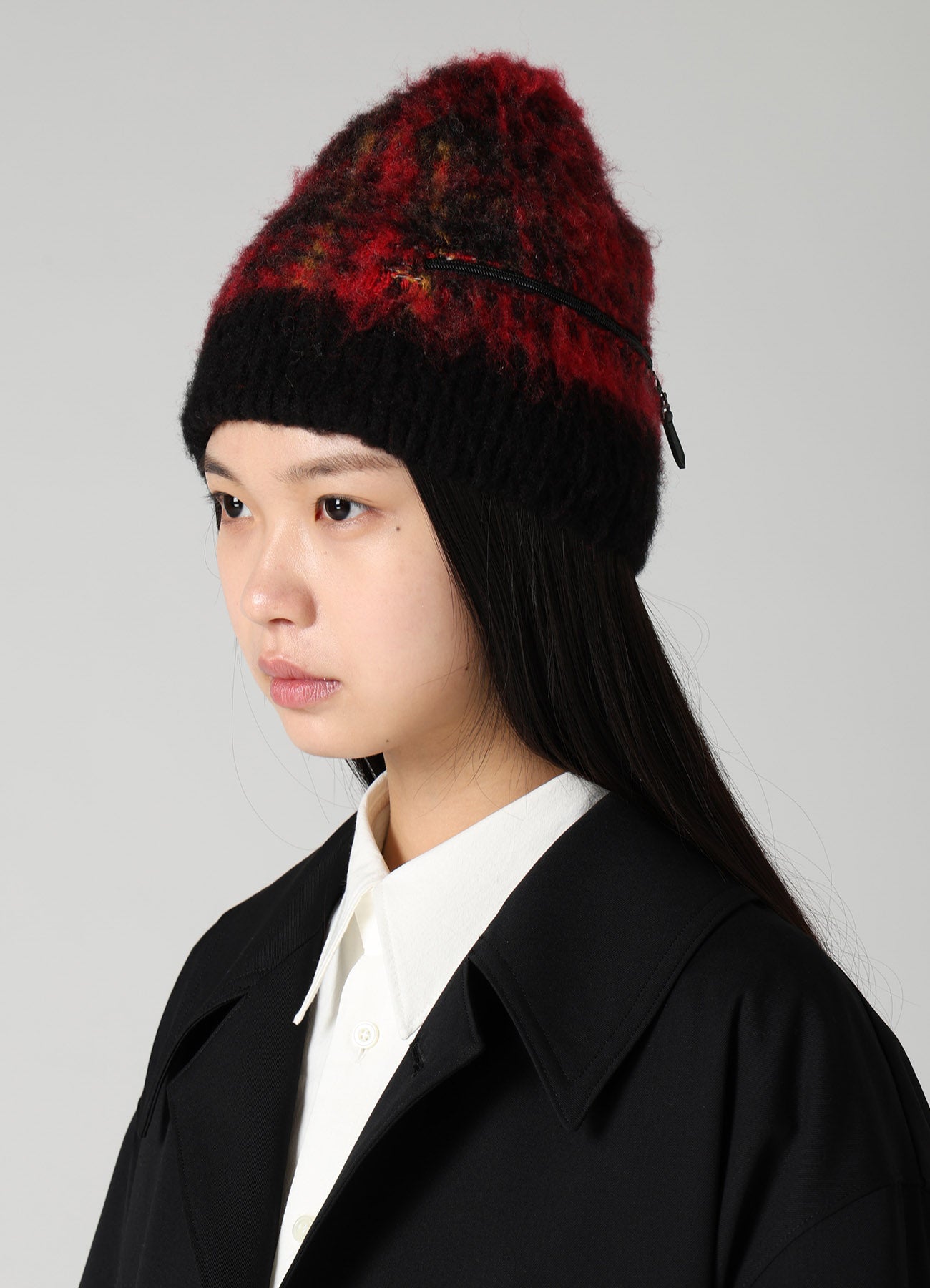 YOHJI YAMAMOTO ニットハット KNIT PLAID ZIP WATCH CAP – THE SHOP YOHJI YAMAMOTO