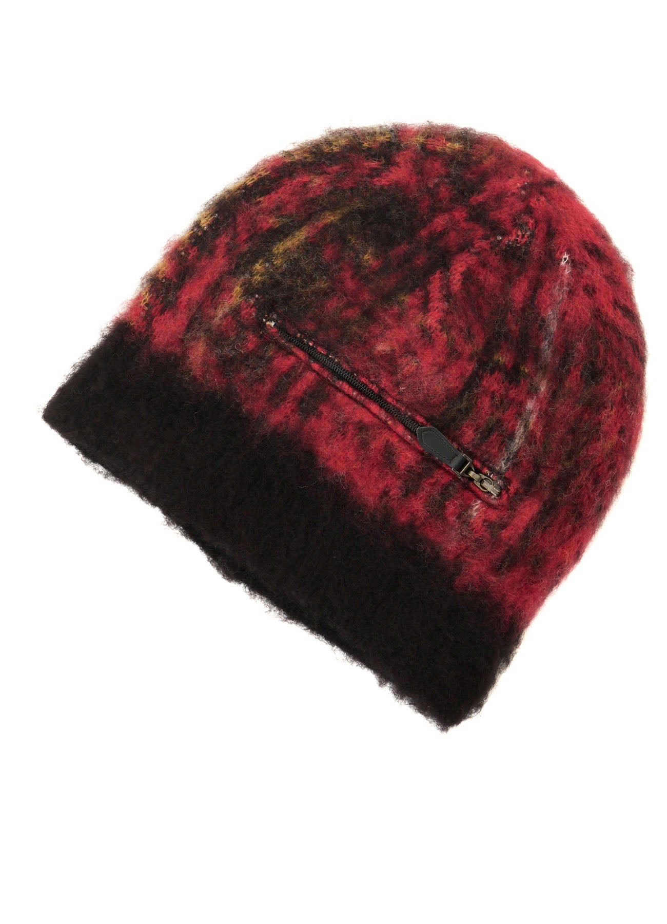 KNIT PLAID ZIP WATCH CAP – THE SHOP YOHJI YAMAMOTO