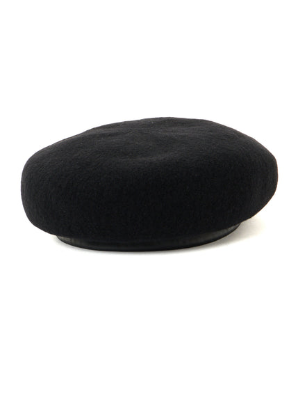 BERET WOOL ZIP BERET