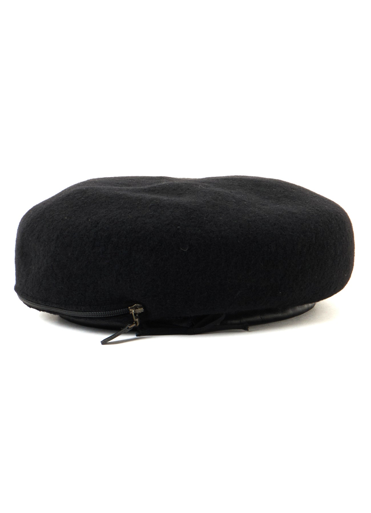 BERET WOOL ZIP BERET