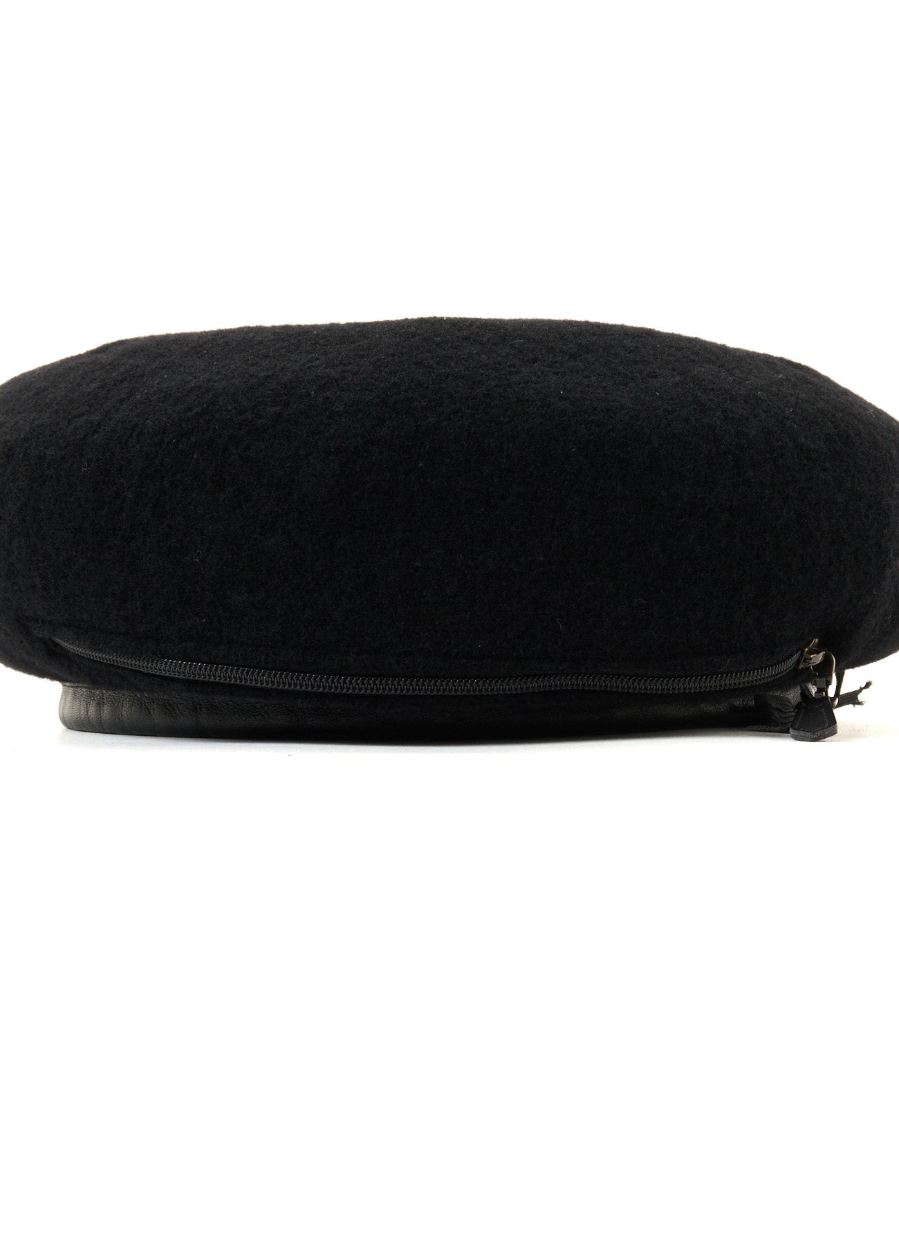 BERET WOOL ZIP BERET
