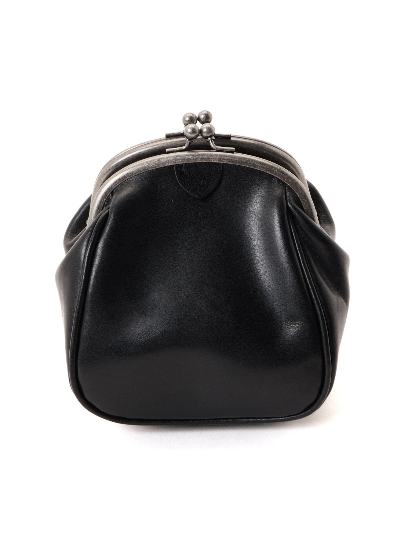SEMI GLOSS OIL LEATHER DOUBLE-CLASP SHOULDER BAG – THE SHOP YOHJI