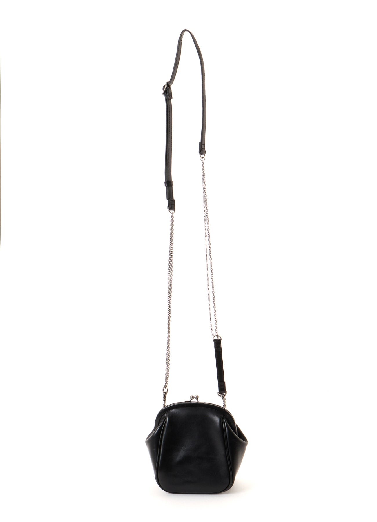 SEMI GLOSS OIL LEATHER CLASP SHOULDER BAG – THE SHOP YOHJI YAMAMOTO