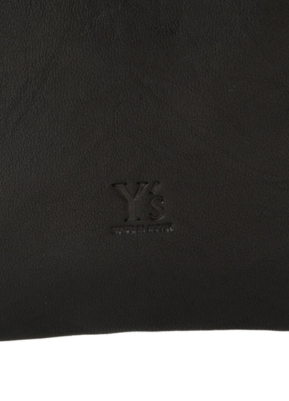 SOFT LEATHER METAL CLASP POCKET SHOULDER