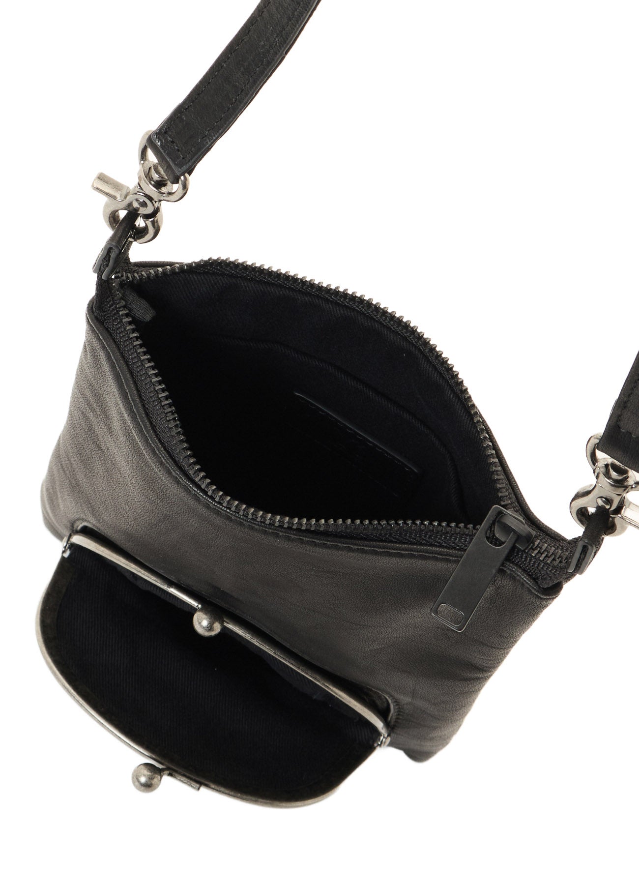 SOFT LEATHER METAL CLASP POCKET SHOULDER – THE SHOP YOHJI YAMAMOTO