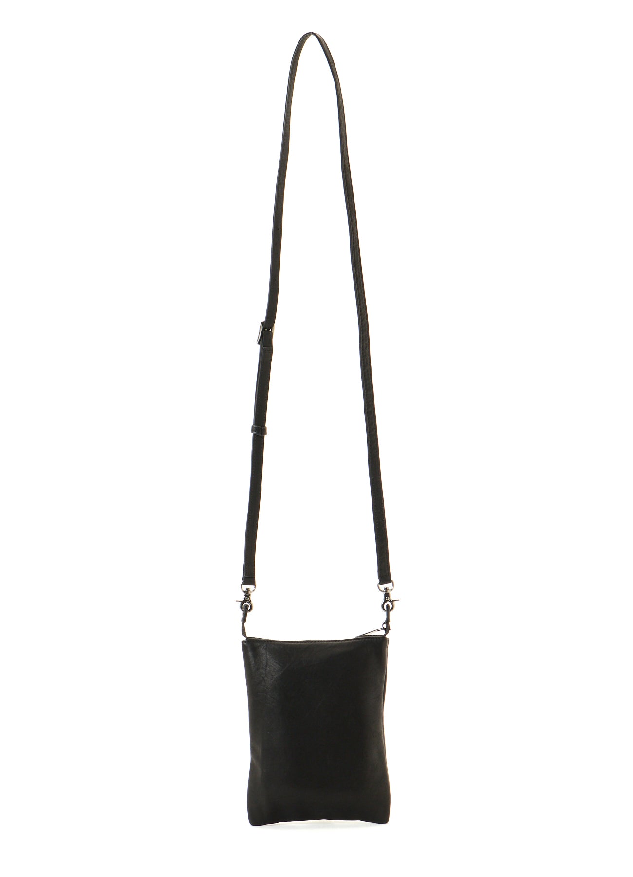 SOFT LEATHER METAL CLASP POCKET SHOULDER