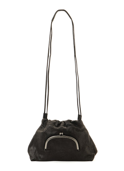 SOFT LEATHER METAL CLASP POCKET PURSE