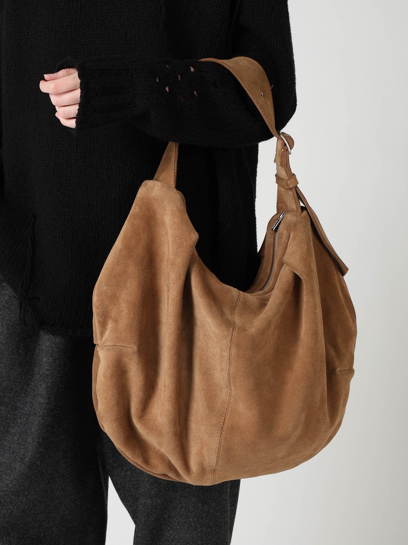 HEAVY VELOUR GYOZA-STYLE BAG – THE SHOP YOHJI YAMAMOTO