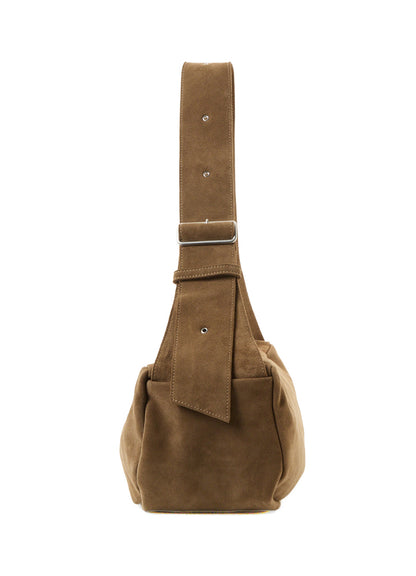 HEAVY VELOUR BOX SHOULDER BAG