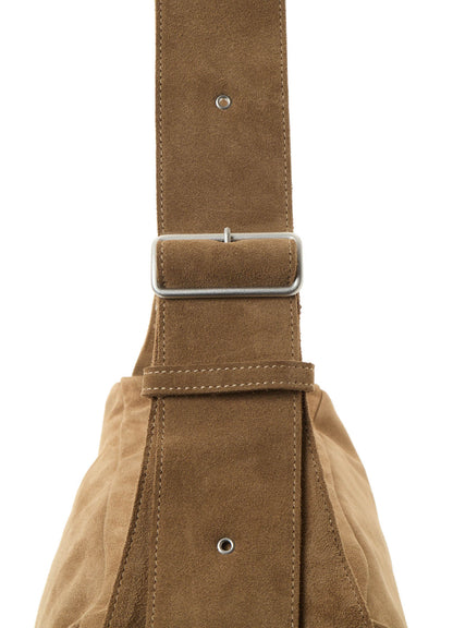 HEAVY VELOUR BOX SHOULDER BAG