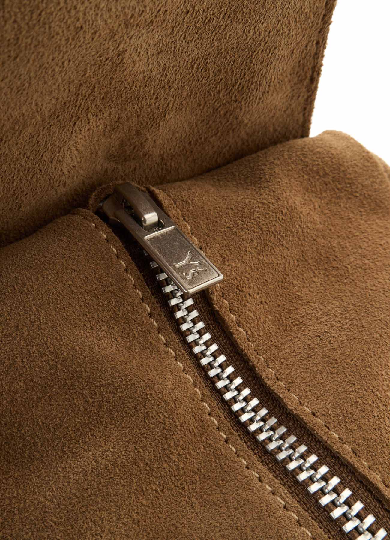HEAVY VELOUR BOX SHOULDER BAG
