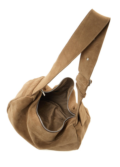 HEAVY VELOUR BOX SHOULDER BAG