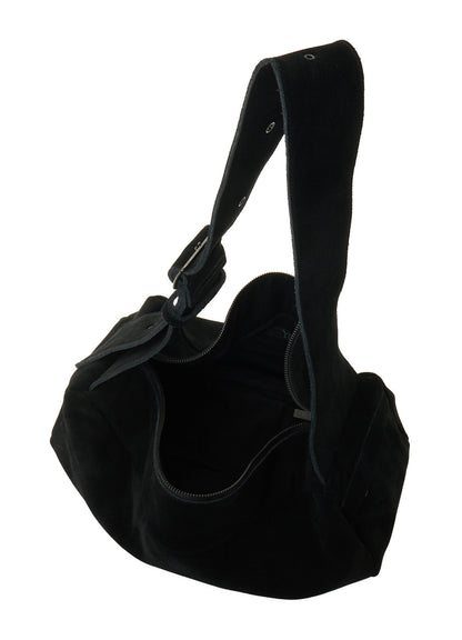HEAVY VELOUR BOX SHOULDER BAG