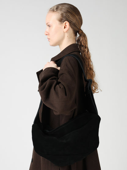 HEAVY VELOUR BOX SHOULDER BAG