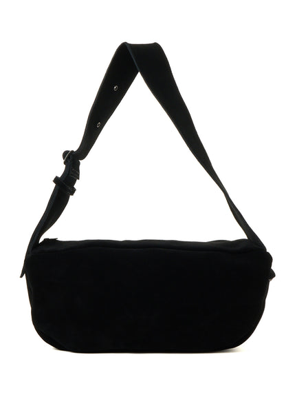 HEAVY VELOUR BOX SHOULDER BAG