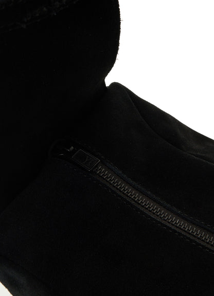 HEAVY VELOUR BOX SHOULDER BAG