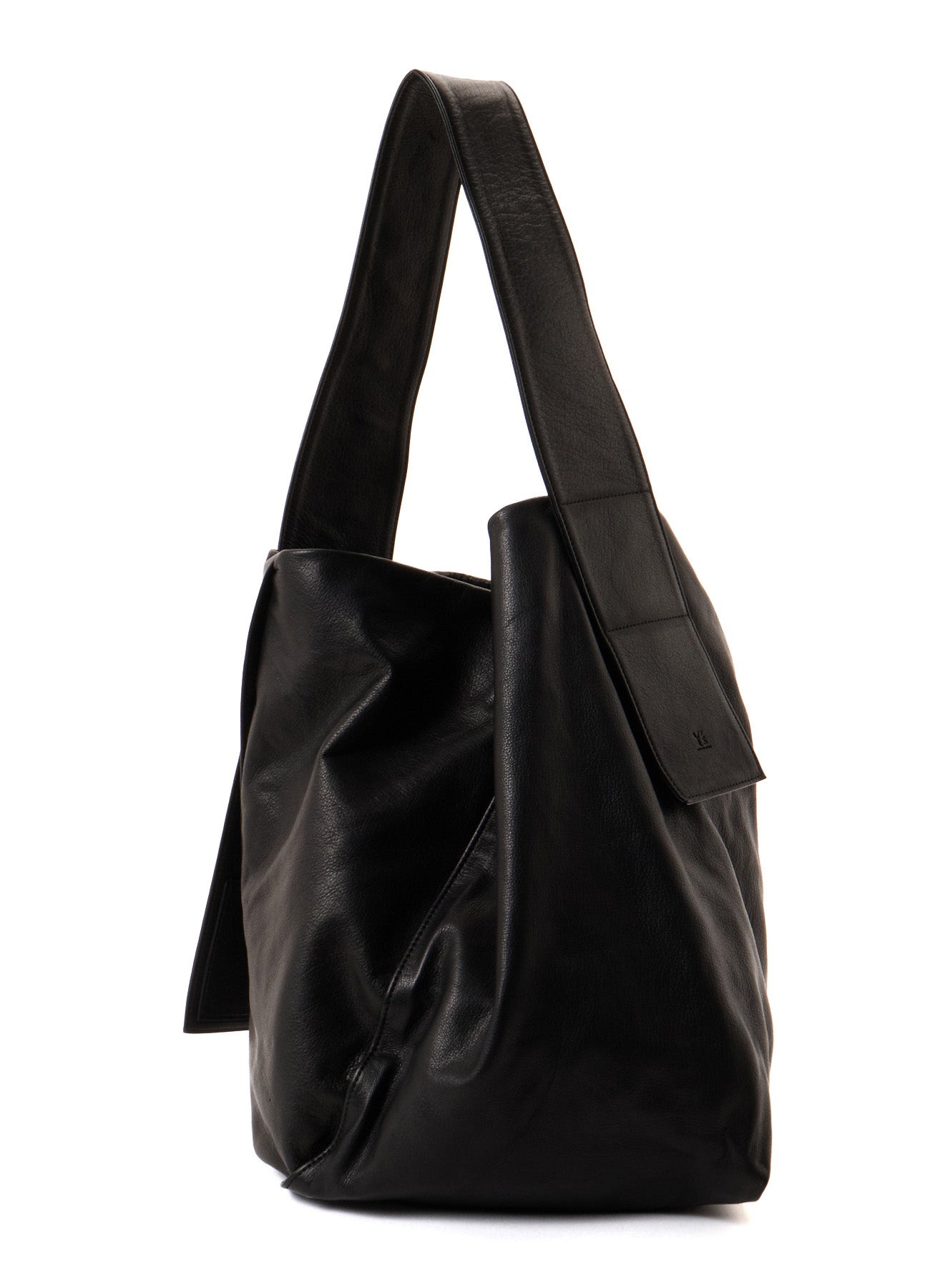 UNFINISHED LEATHER SHOULDER BAG
