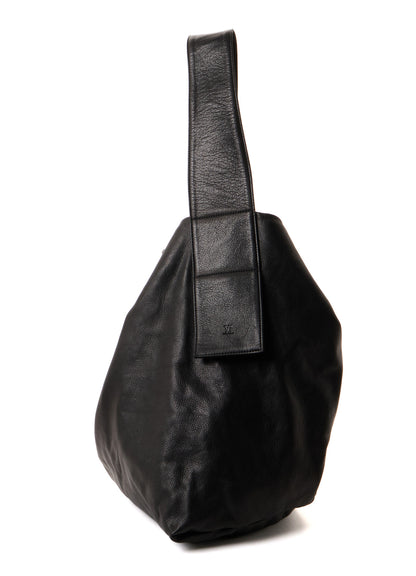 UNFINISHED LEATHER SHOULDER BAG