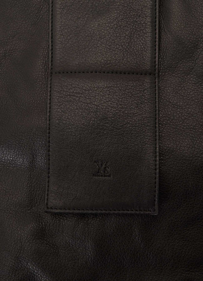 UNFINISHED LEATHER SHOULDER BAG
