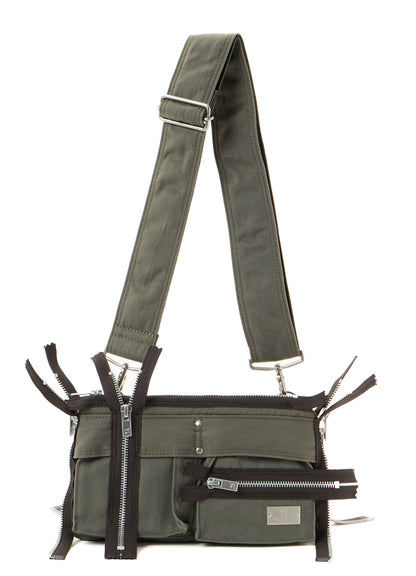 VINTAGE NYLON ZIP MINI SHOULDER BAG