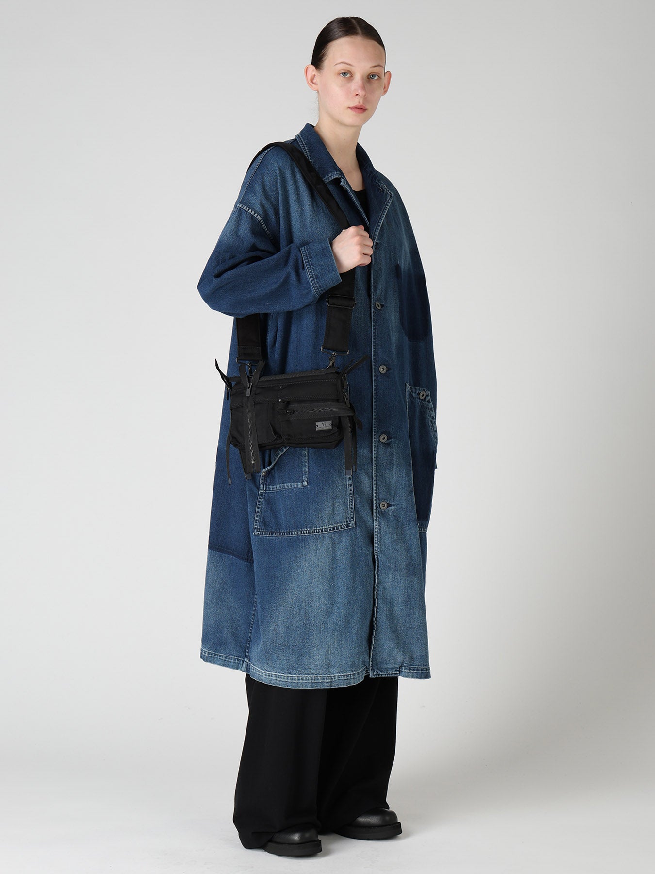 VINTAGE NYLON ZIP MINI SHOULDER BAG