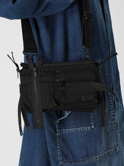 VINTAGE NYLON ZIP MINI SHOULDER BAG