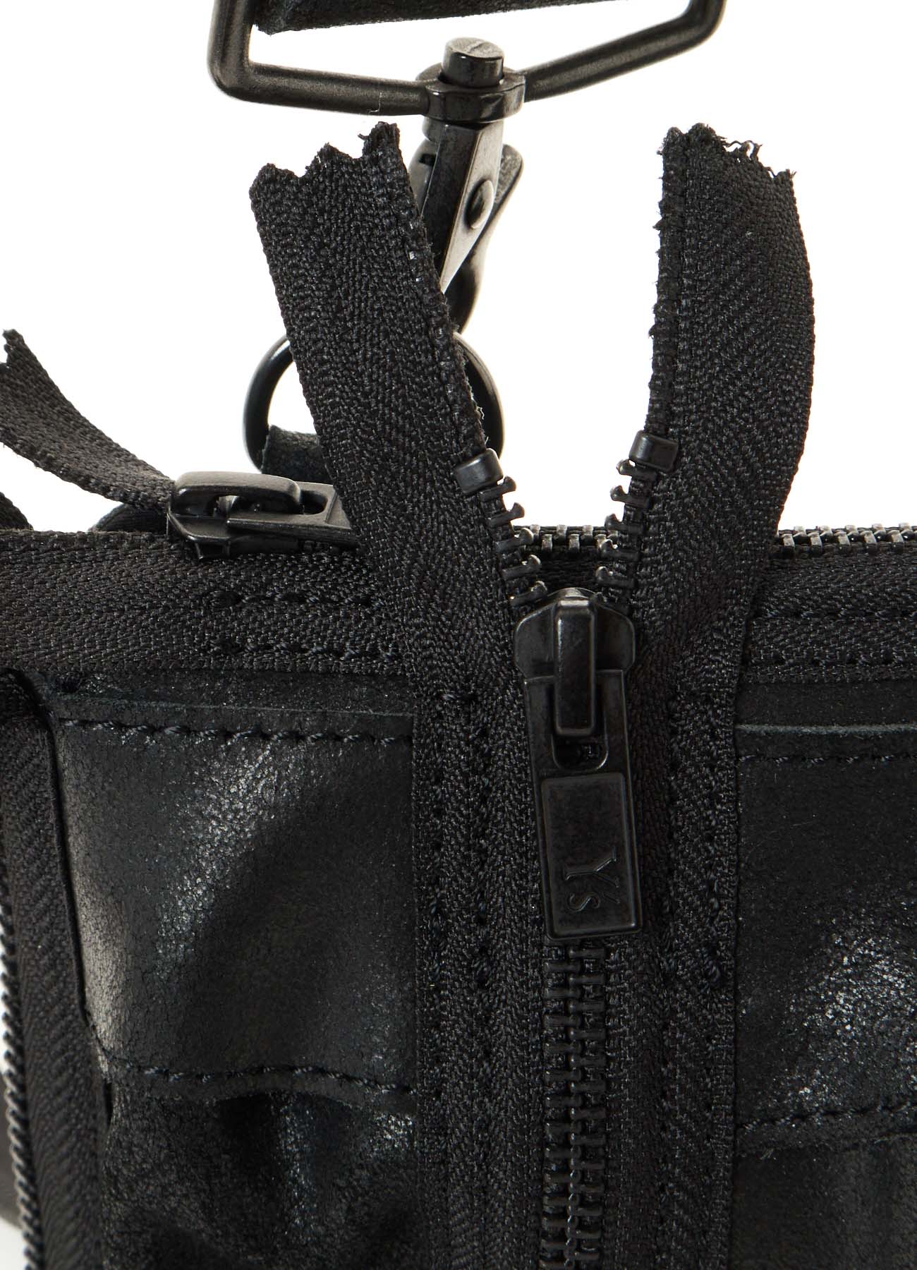 VINTAGE LEATHER ZIP MINI SHOULDER BAG